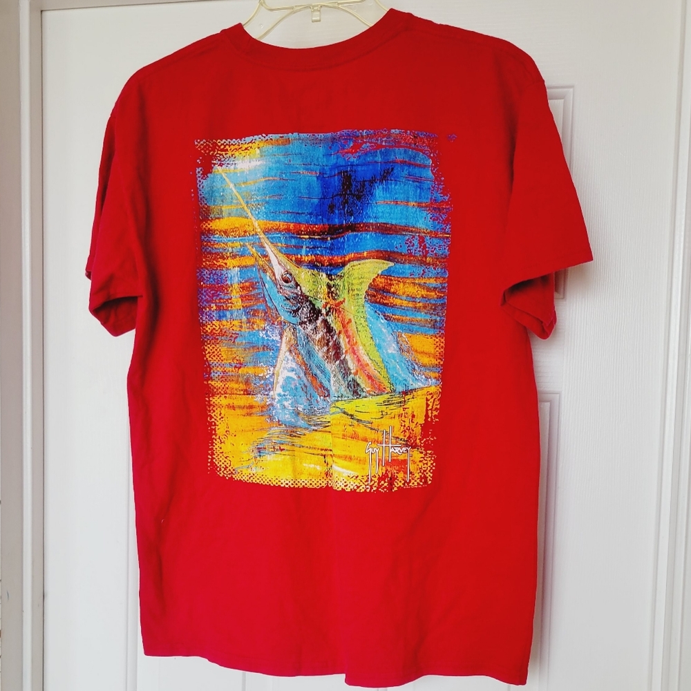 🌺3 for $10 Guy Harvey Swordfish Tee
